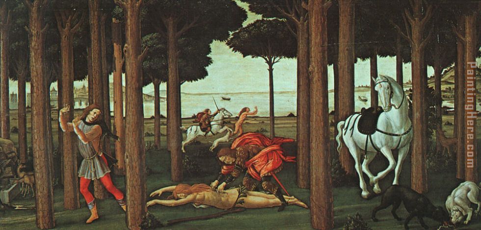 Sandro Botticelli The Story of Nastagio degli Onesti